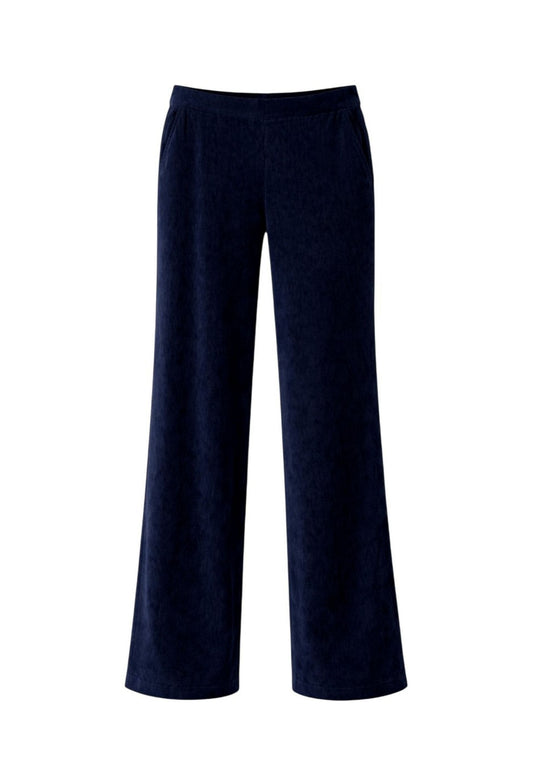 Frank Walder Navy Velvet Trousers
