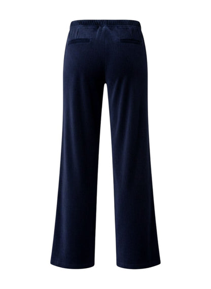 Frank Walder Navy Velvet Trousers