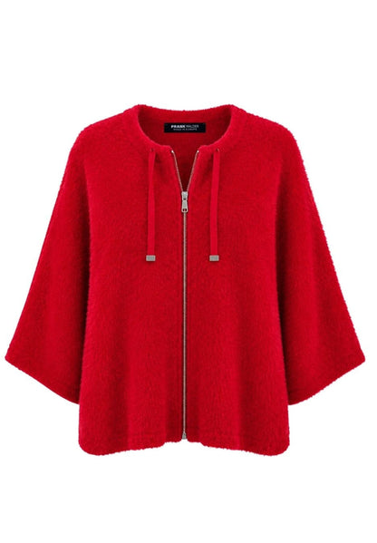 Frank Walder Ruby Fluffy Zip Jacket