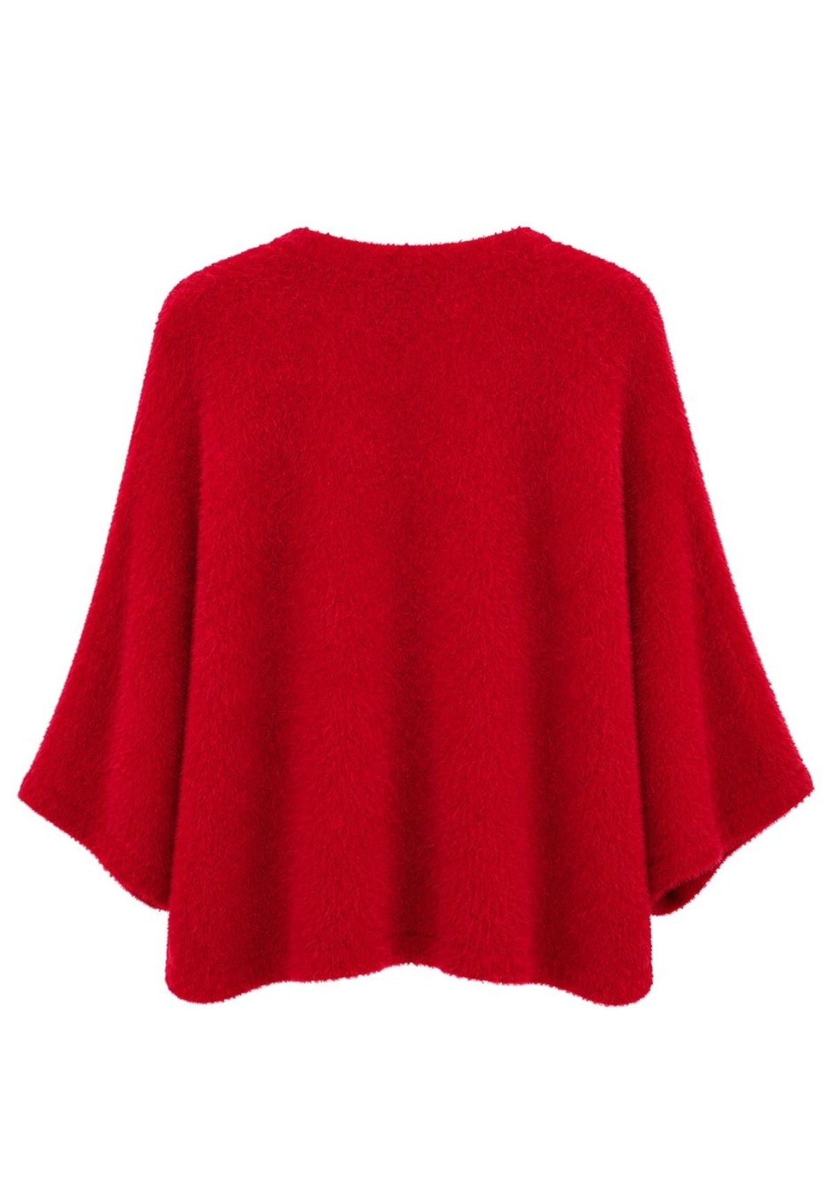 Frank Walder Ruby Fluffy Zip Jacket