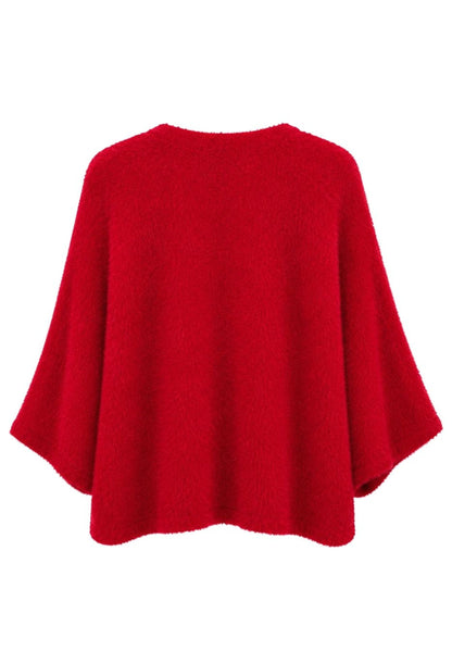 Frank Walder Ruby Fluffy Zip Jacket