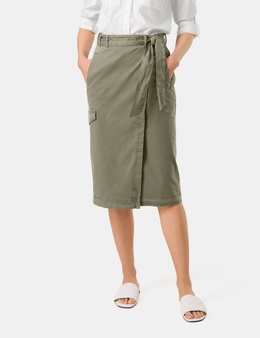 Gerry Weber Khaki Wrap Skirt