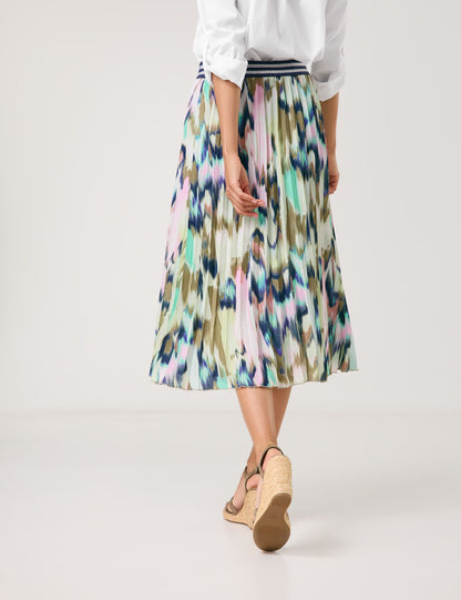 Gerry Weber Printed Pleated Skirt