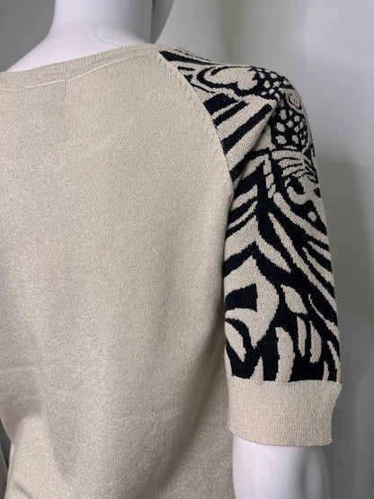 LEO&UGO Jaguar Print Sweater