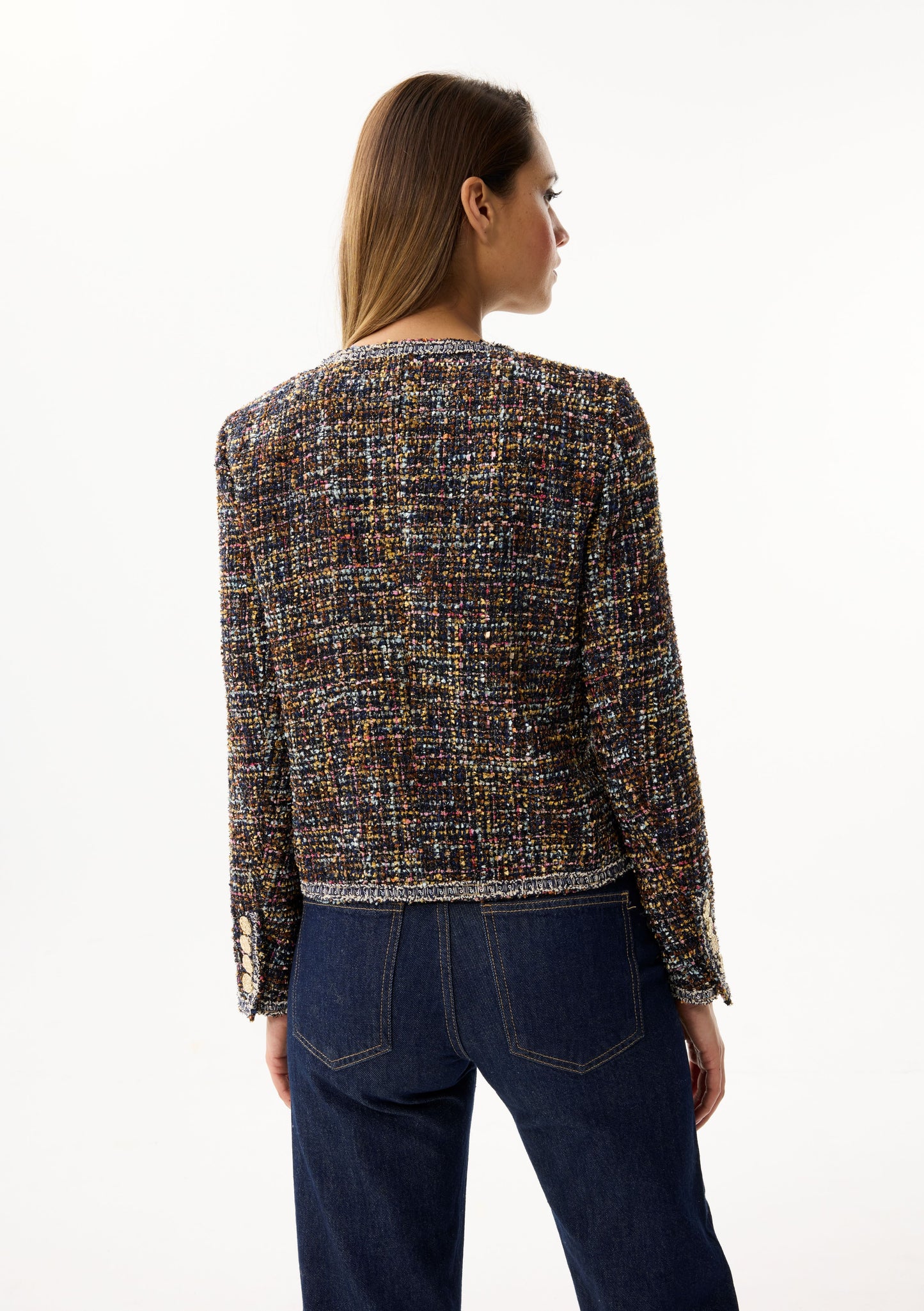 LEO&UGO Navy Tweed Jacket