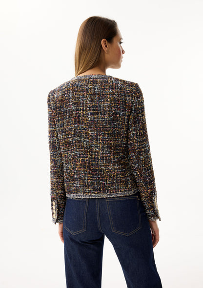 LEO&UGO Navy Tweed Jacket