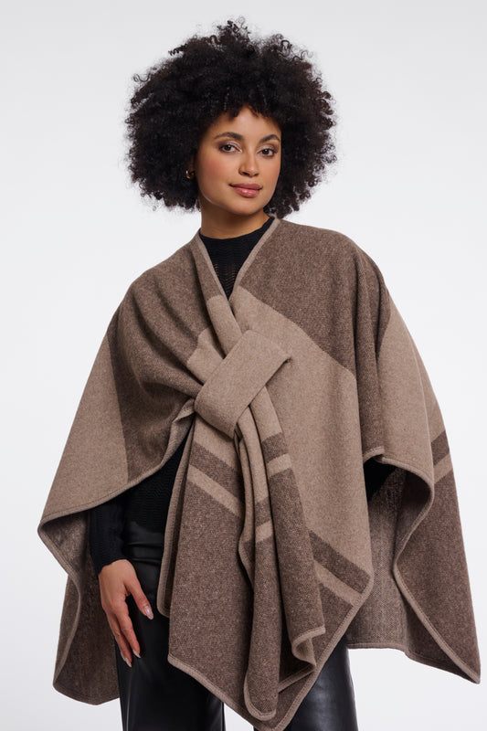 Rino&Pelle Brown Levi Cape