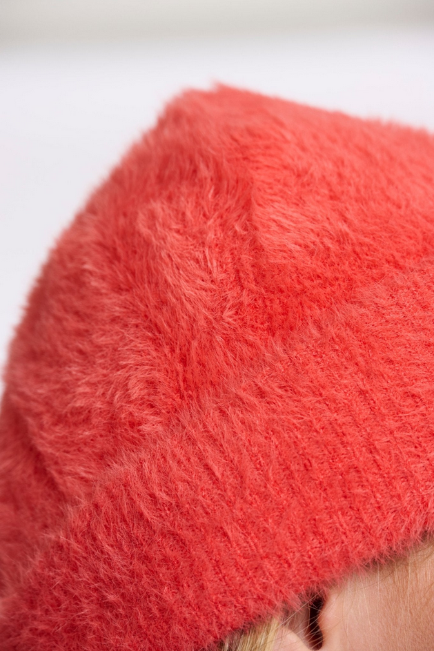 Rino&Pelle Bright Coral Knitted Beanie