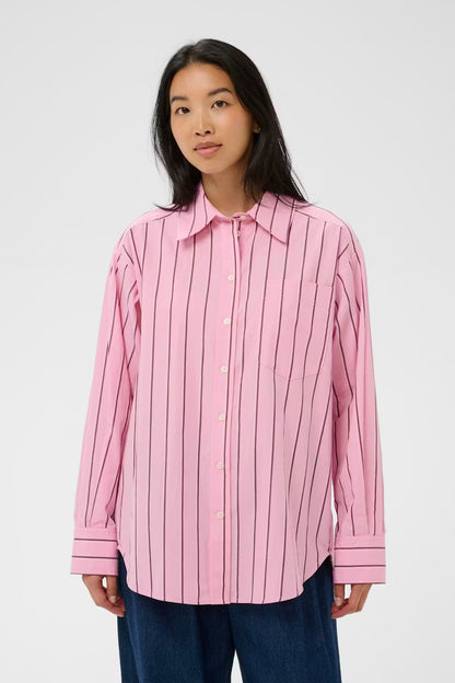 Part Two Anaias Pink Stripe Shirt