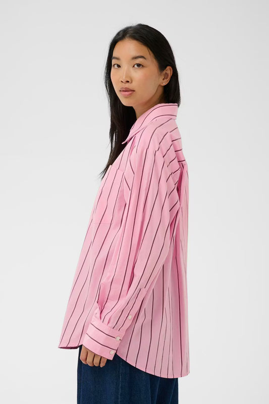 Part Two Anaias Pink Stripe Shirt
