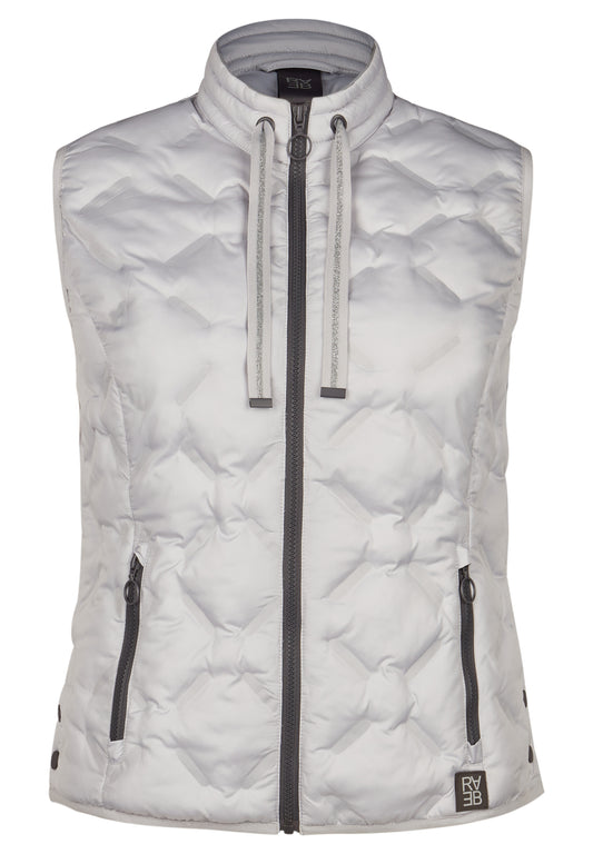 RABE Grey Quilted Gilet