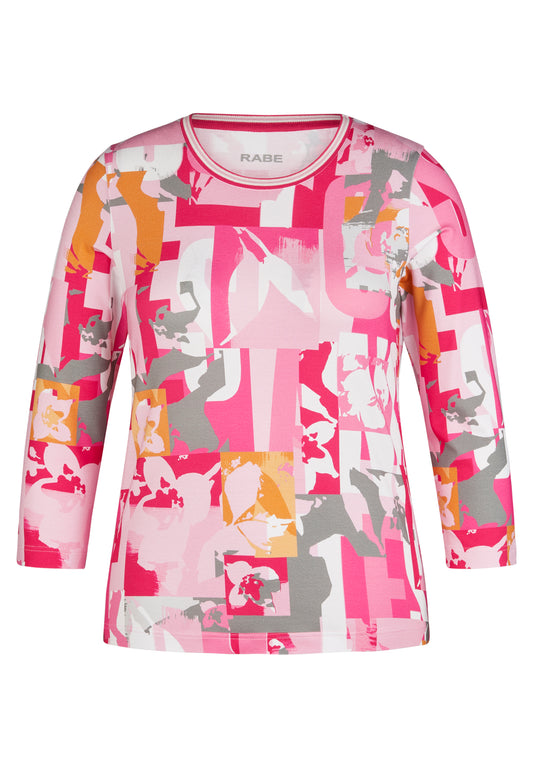 RABE Pink Printted Top