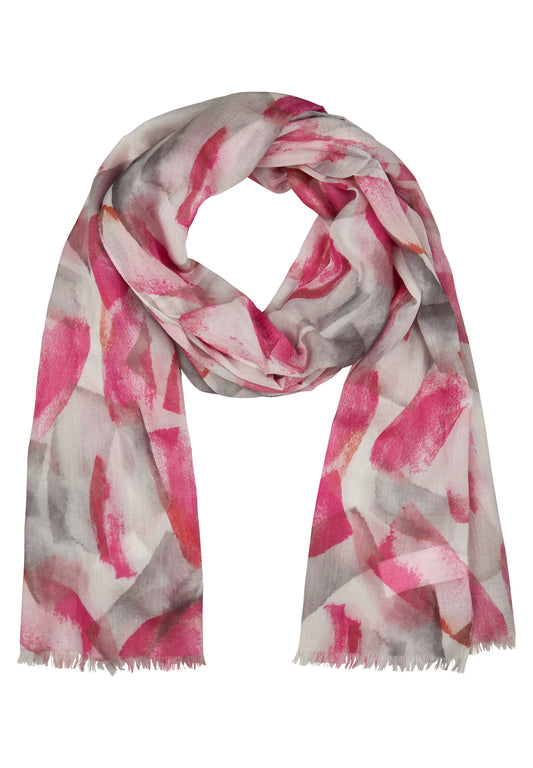 RABE Pink and Grey Scarf