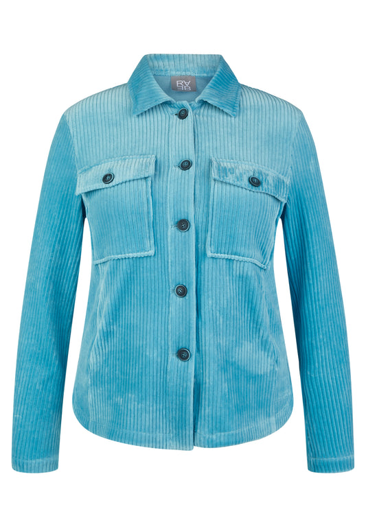 RABE Turquoise Cord Shacket