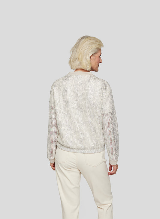 RABE Metallic Bomber Jacket