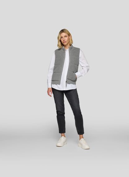 RABE Grey Knit Gilet