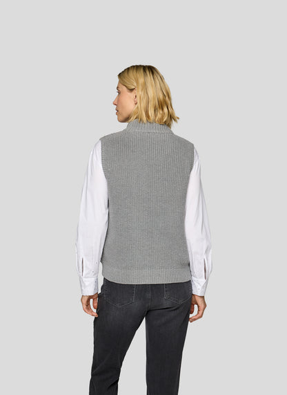 RABE Grey Knit Gilet