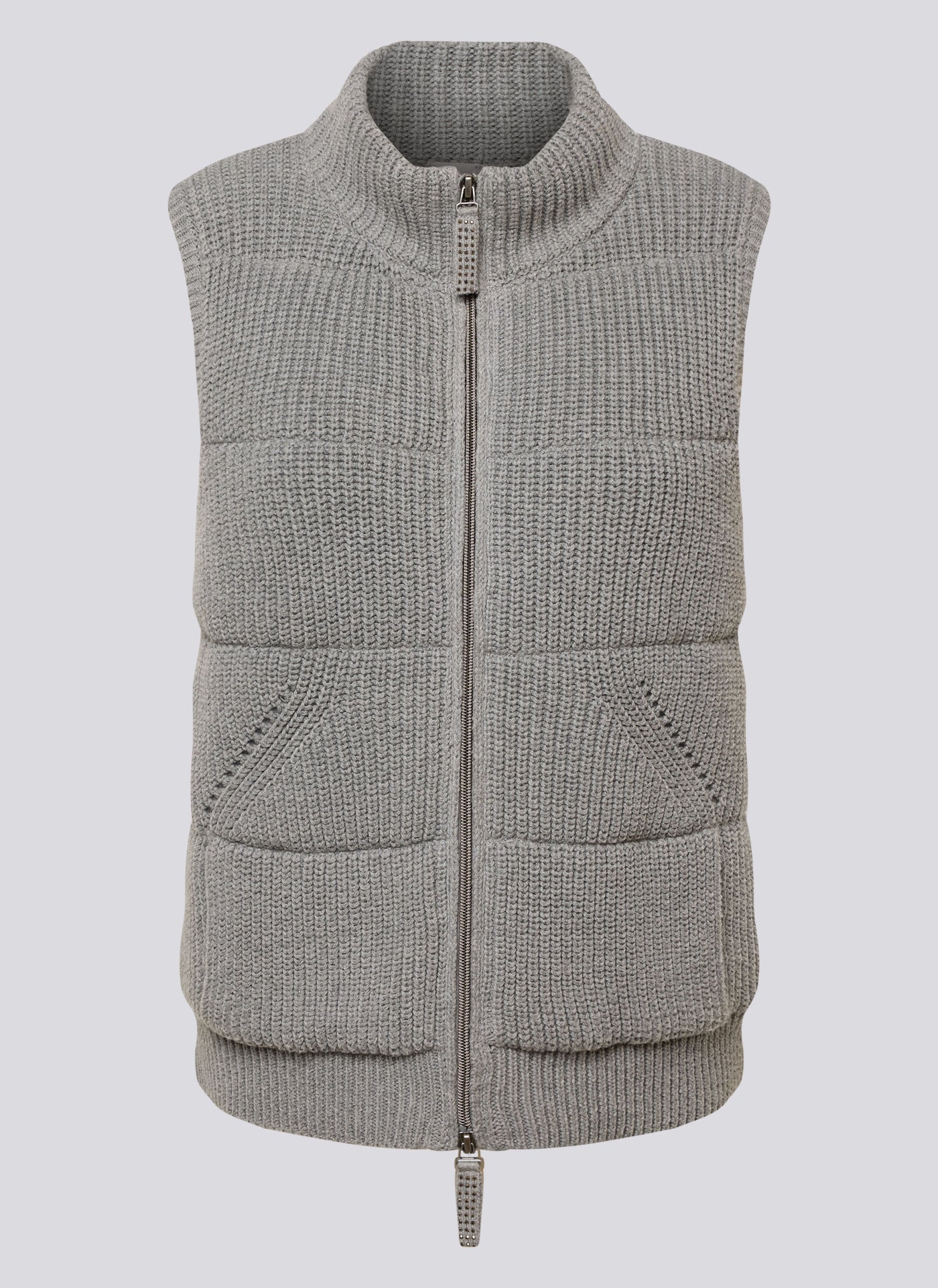 RABE Grey Knit Gilet