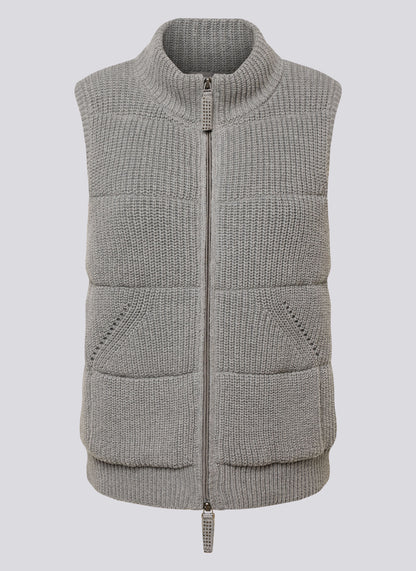 RABE Grey Knit Gilet