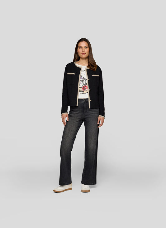 Rabe Black Tweed Jacket