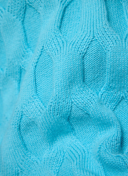 RABE Turquoise Cable Knit Jumper