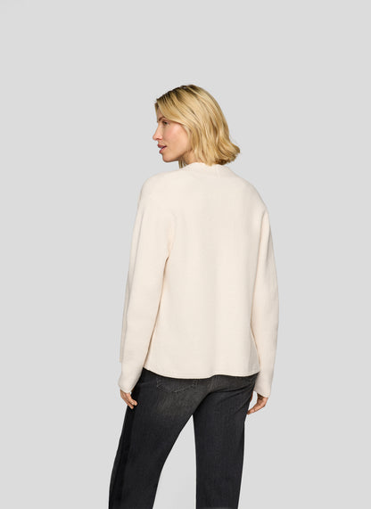 RABE Cream Edge Knit Cardigan