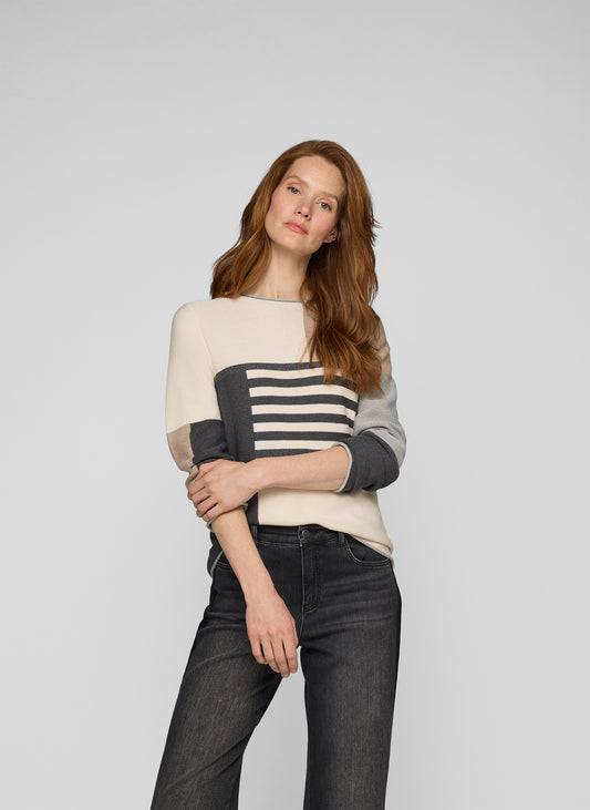 RABE Neutral Classic Knit Jumper