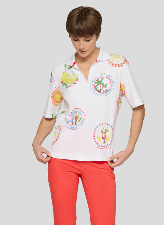 RABE Summer Print Shirt