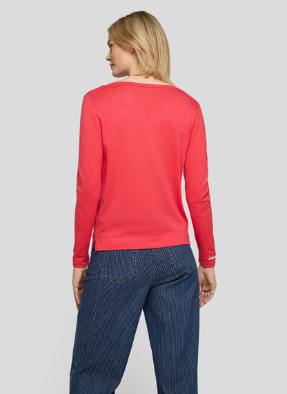 RABE Vermillion V-neck Jumper