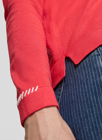 RABE Vermillion V-neck Jumper