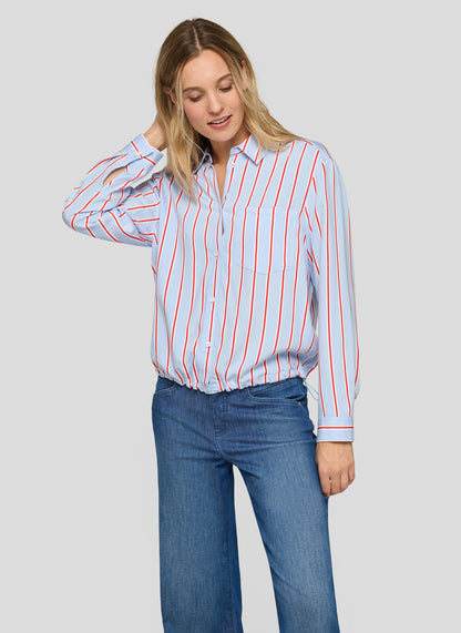 RABE Striped Blue Shirt