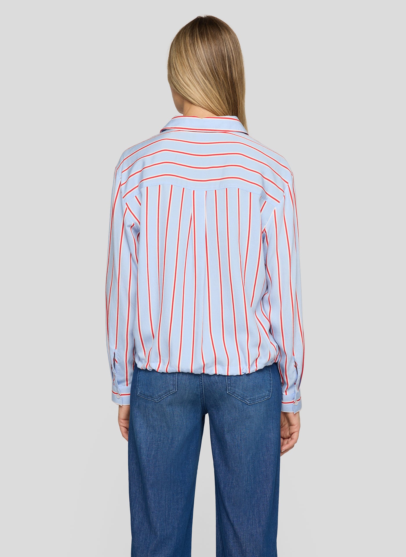RABE Striped Blue Shirt
