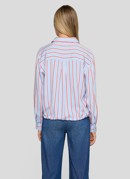 RABE Striped Blue Shirt