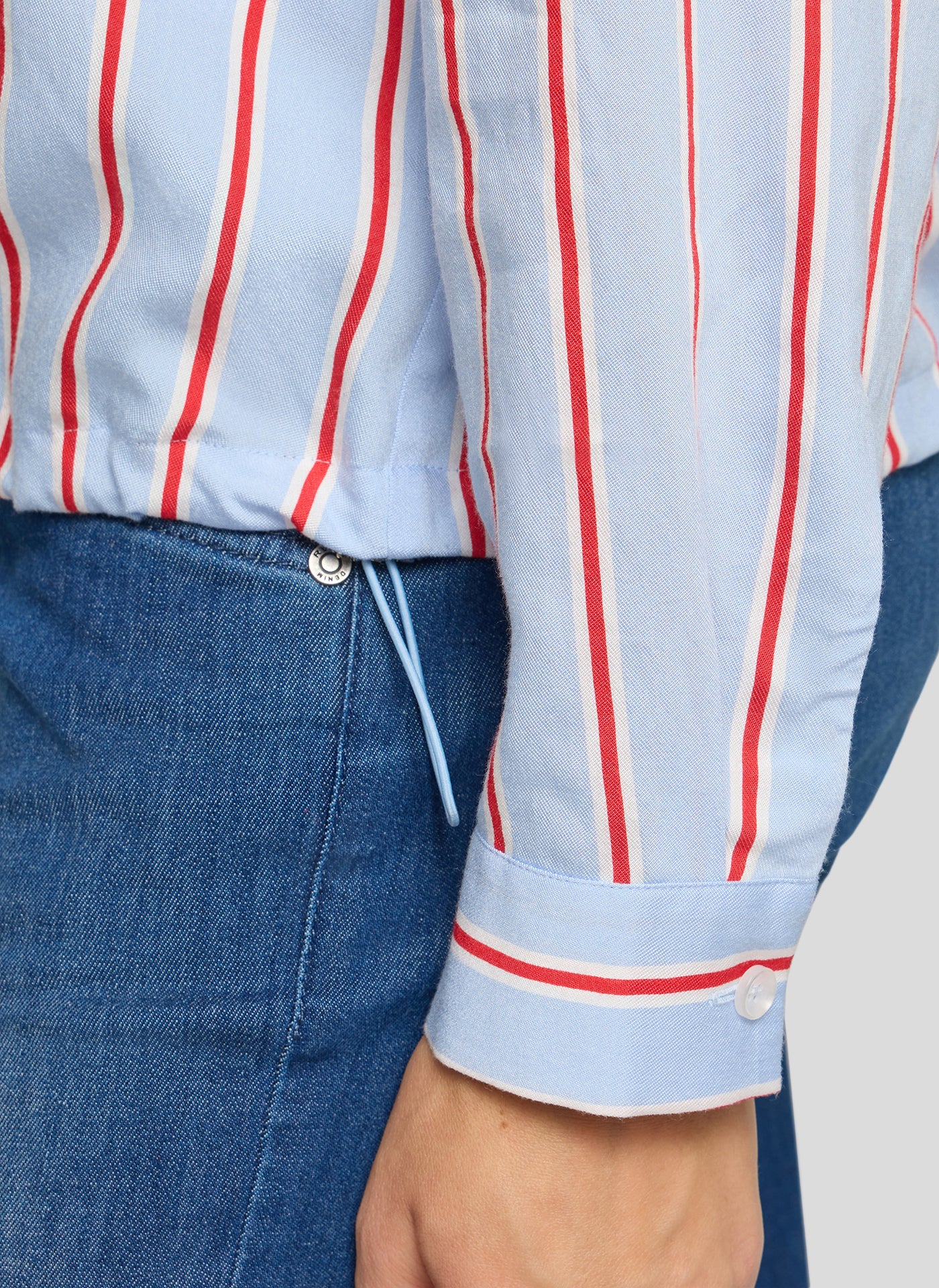 RABE Striped Blue Shirt