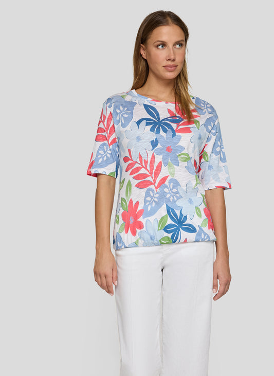 RABE Floral Print T-Shirt