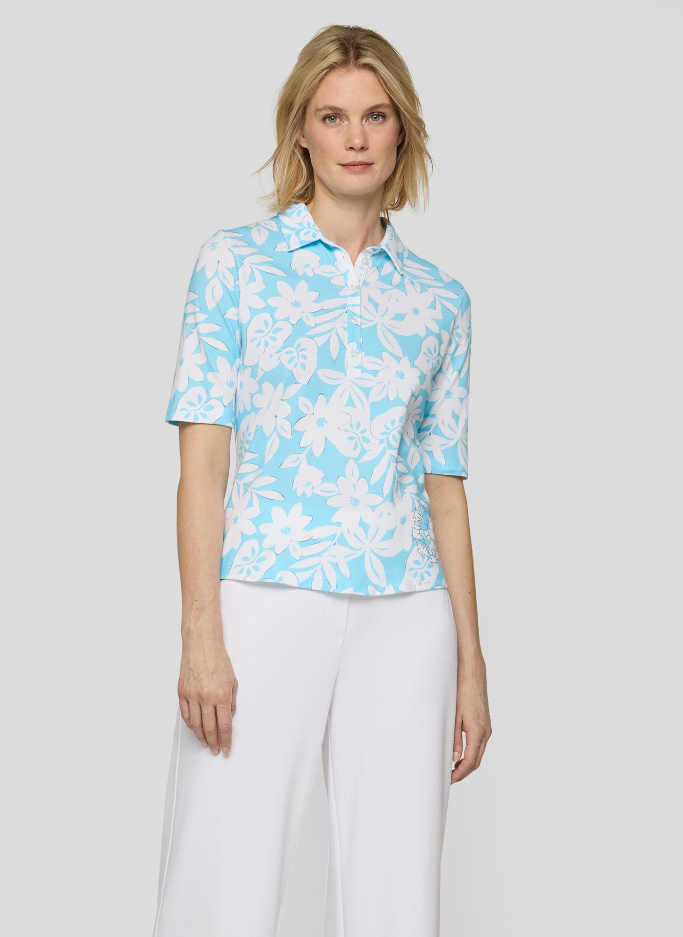 RABE Blue Print Shirt