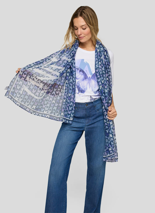 RABE Blue and Lilac Scarf