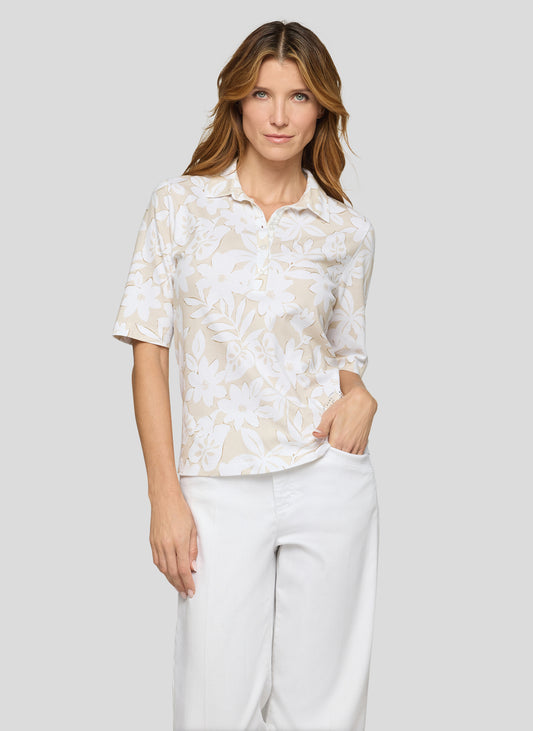 RABE Beige Print Shirt