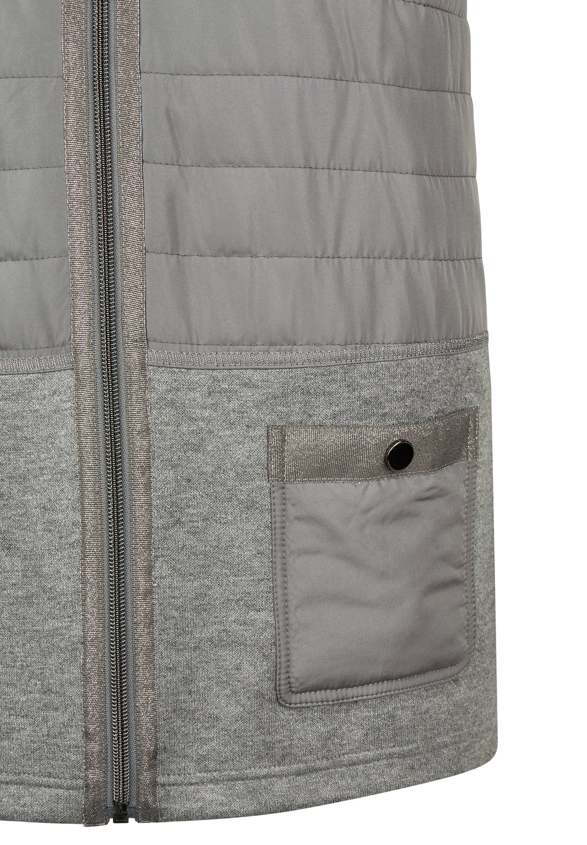 RABE Metallic Grey Gilet