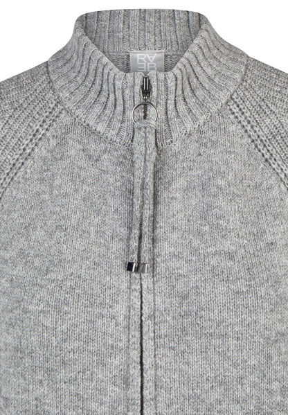 RABE LonglIne Grey Knit Jacket