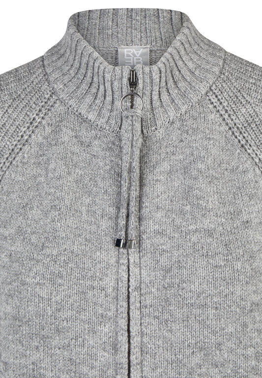 RABE LonglIne Grey Knit Jacket