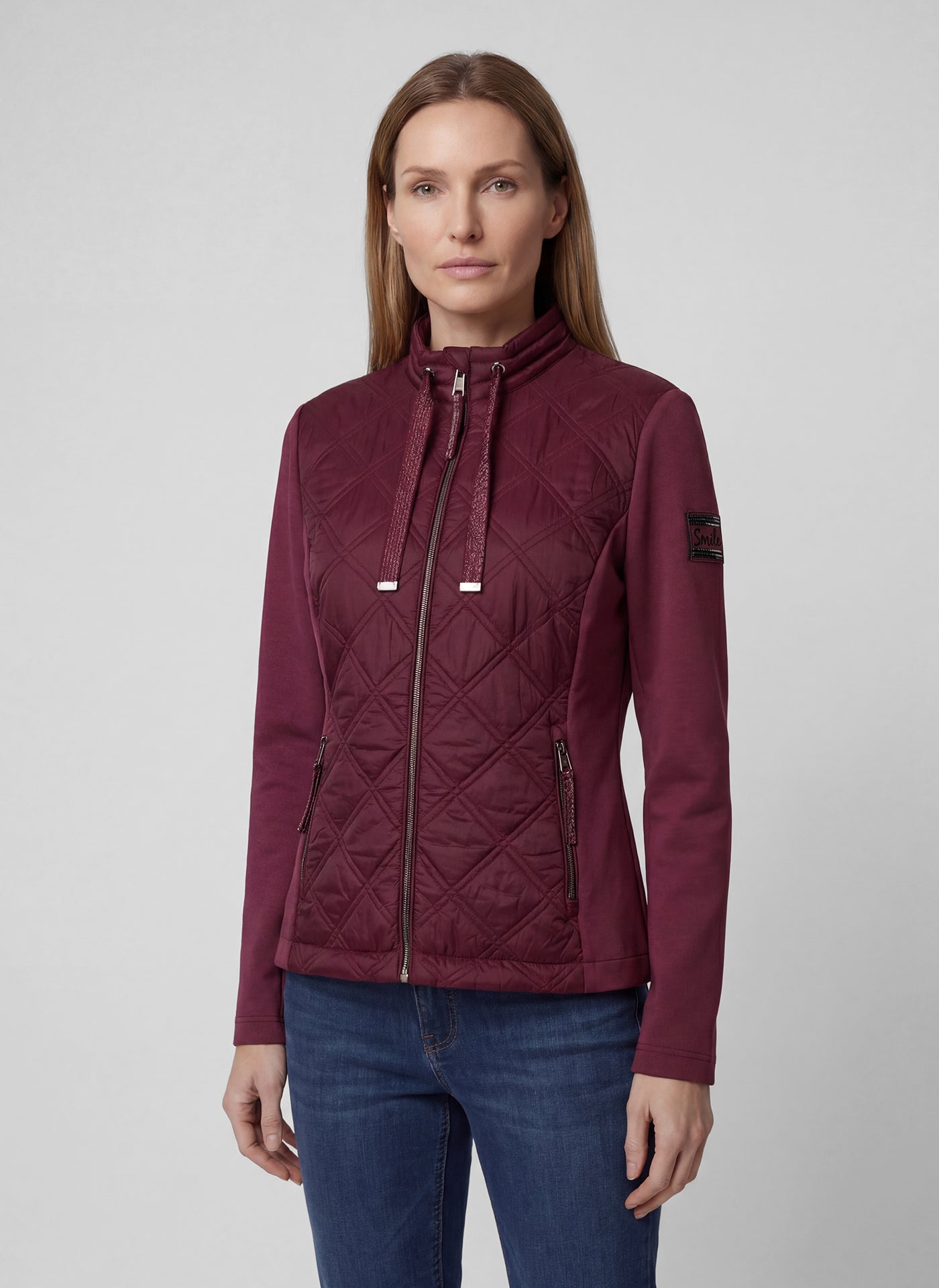 RABE Maroon Quilt Jacket