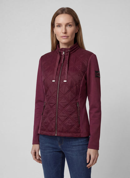 RABE Maroon Quilt Jacket