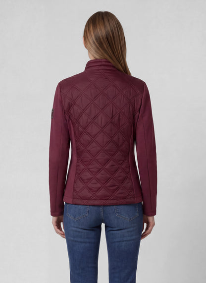 RABE Maroon Quilt Jacket