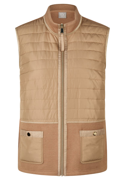 RABE Camel Quilted Gilet