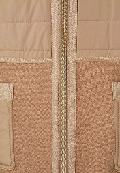 RABE Camel Quilted Gilet