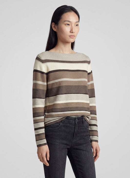 RABE Grey Classic Stripe Jumper