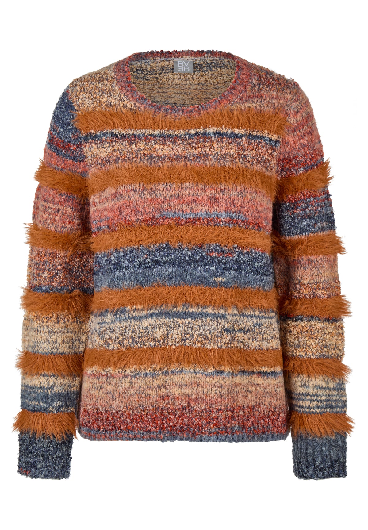 RABE Textured Stripe Knit Jumper