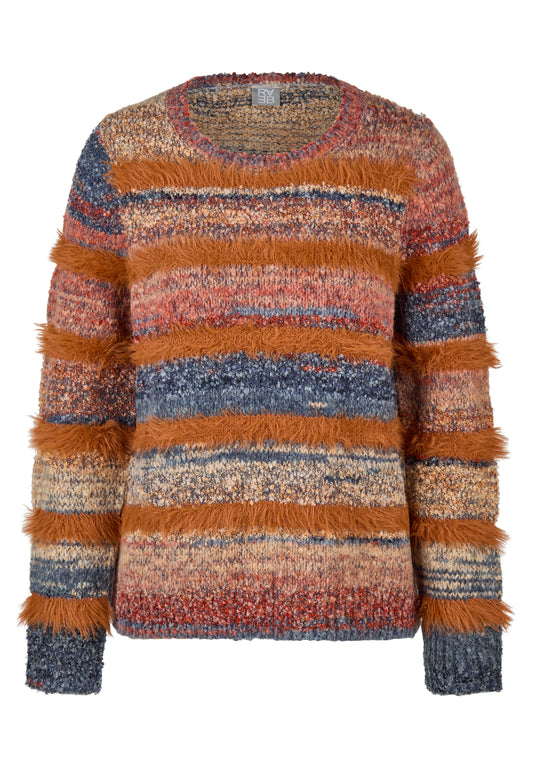 RABE Textured Stripe Knit Jumper