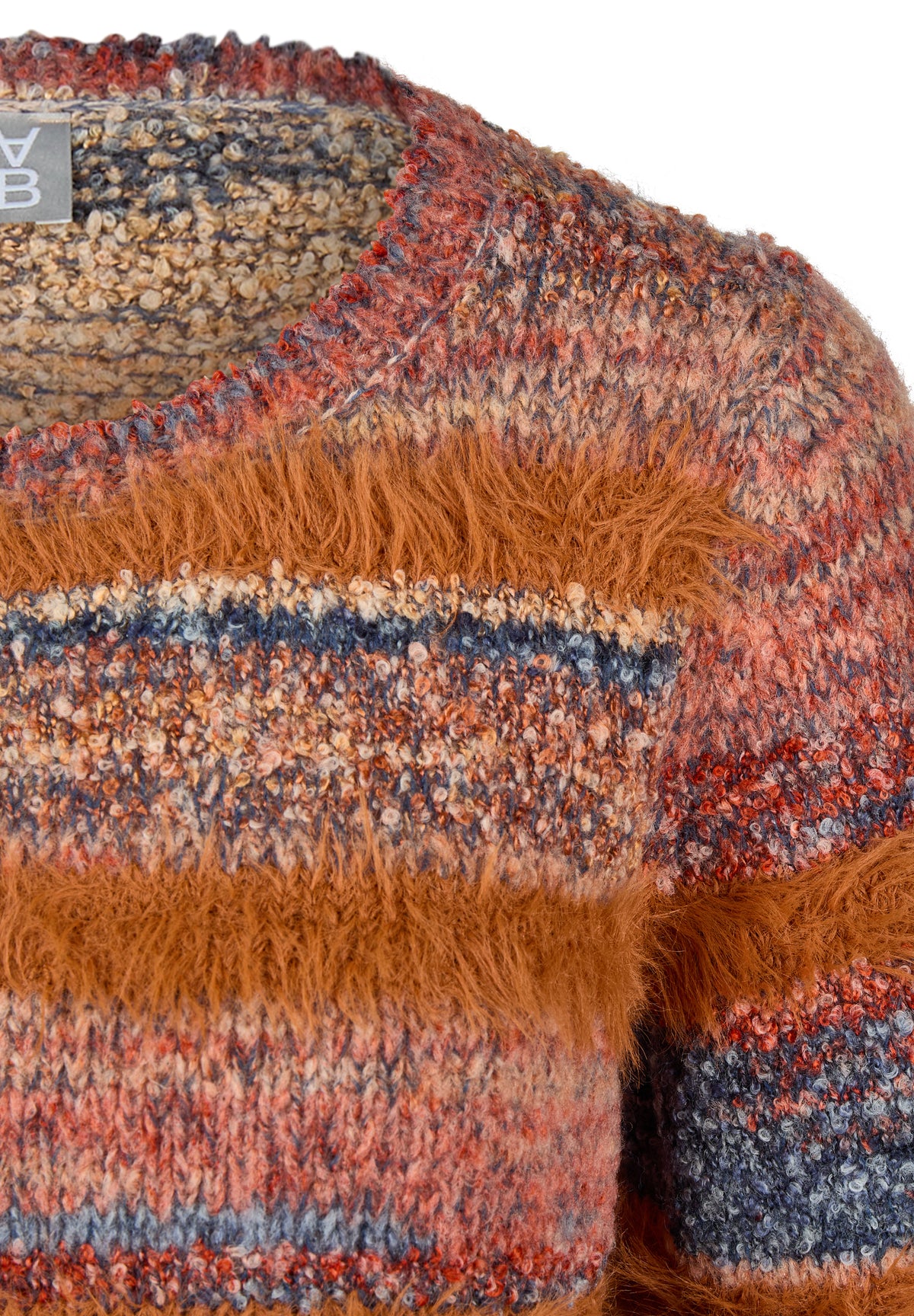 RABE Textured Stripe Knit Jumper